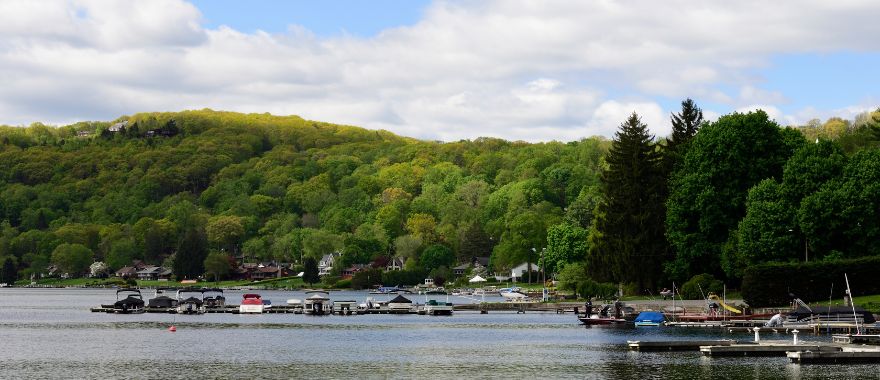 Candlewood lake in connecticut.