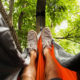 hammock hanging in tree