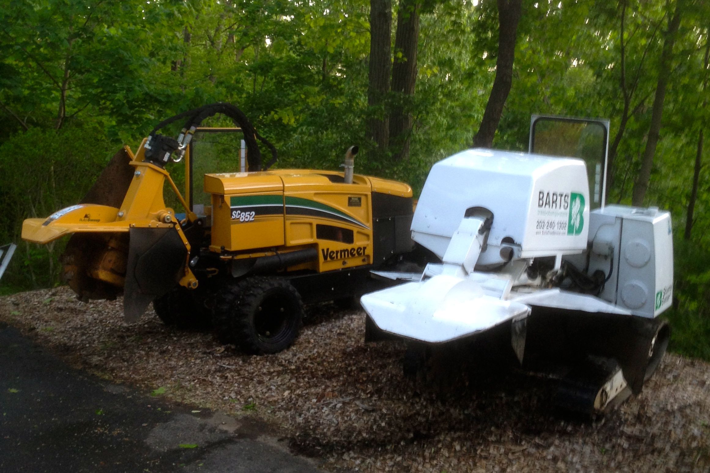 The best stump removal equipment, barts tree service