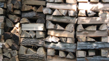 Well-seasoned hardwood firewood from Barts Tree Service